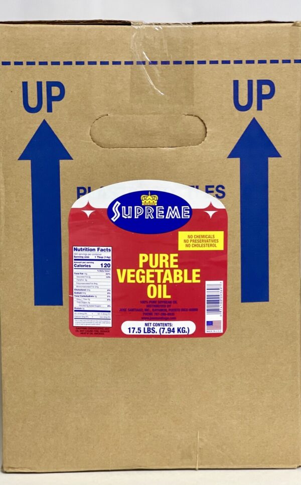 100% vegetable oil SUPREME