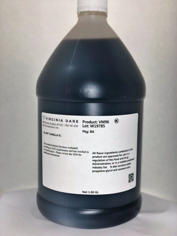 Black vanilla emulsion VIRGINIA DARE