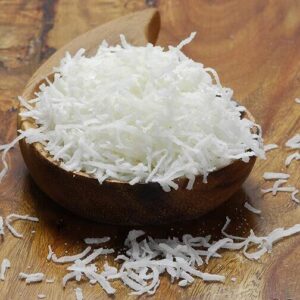 Coconut flakes tropical sweetned