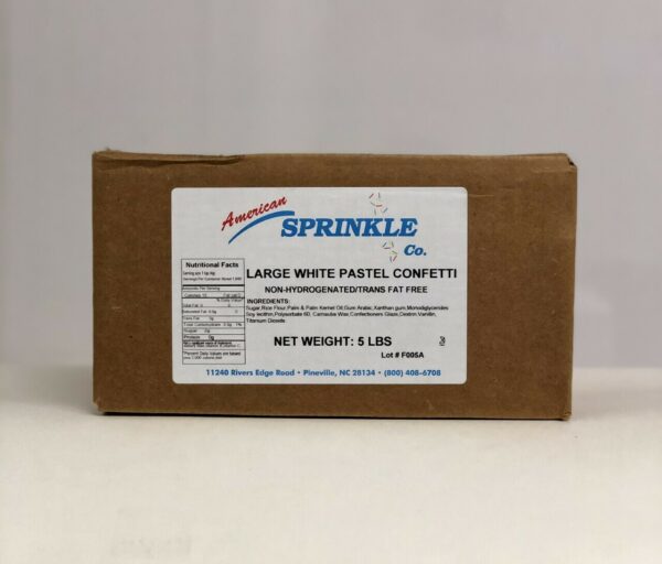 Confetti (large white) AMERICAN SPRINKLE