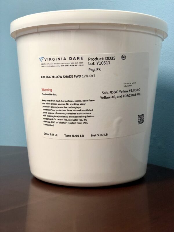 Egg yellow color VIRGINIA DARE (polvo)