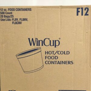 Foam food container 12oz.