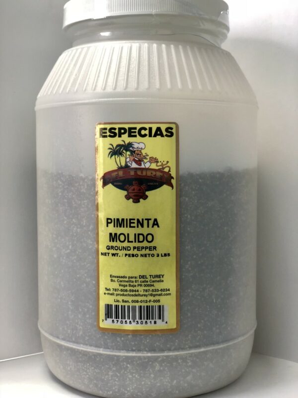 Ground pepper DEL TUREY