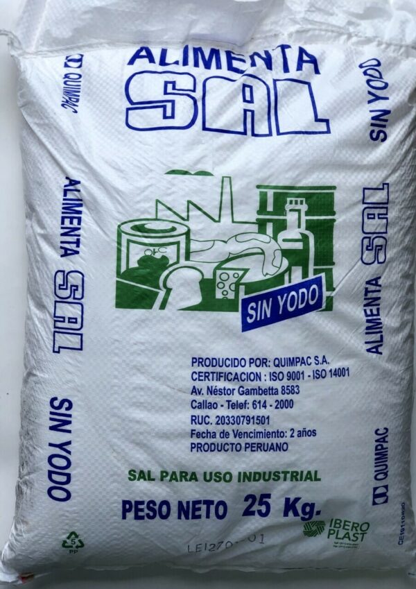 Salt without iodine ALIMENTA