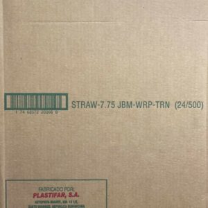 Straw wrapped 7.5"